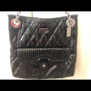 Black coach purse